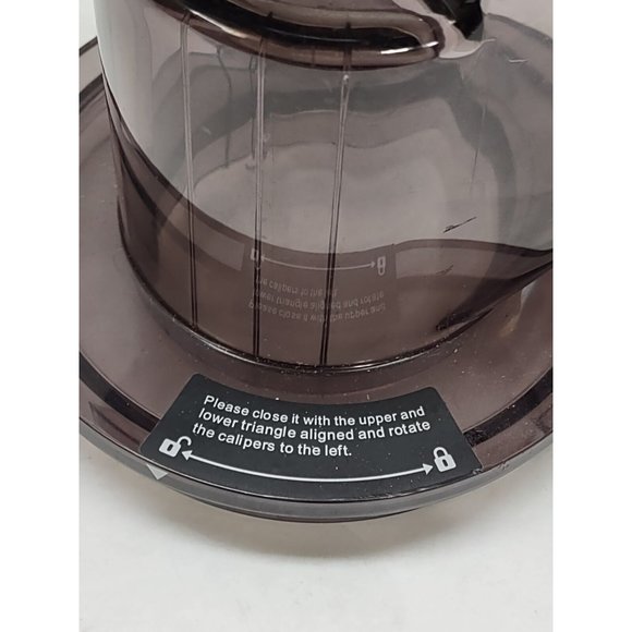 SKG Juicer A10 Wide Chute Plate Hopper w/ Turnover Cap Replacement Part OEM - Picture 7 of 9